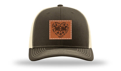Mom Leather Patch Richardson 112 Hat