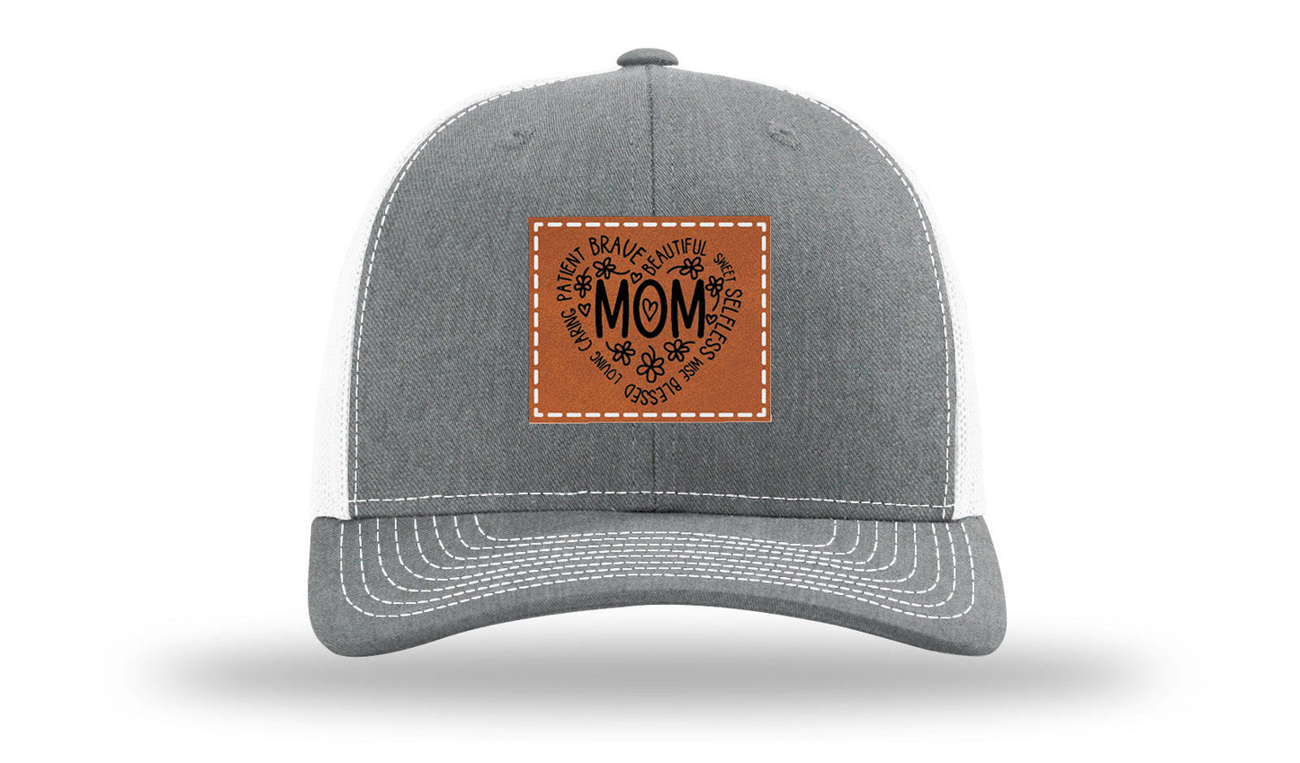 Mom Leather Patch Richardson 112 Hat