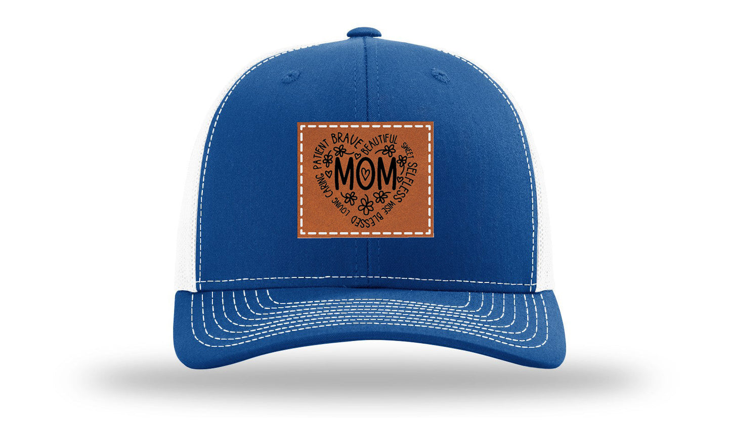 Mom Leather Patch Richardson 112 Hat
