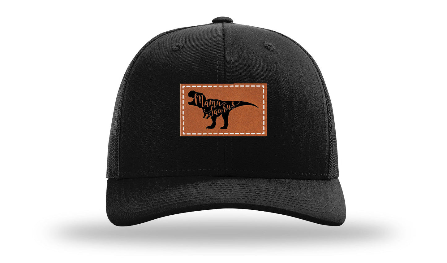 Mamasaurus Leather Patch Richardson 112 Hat