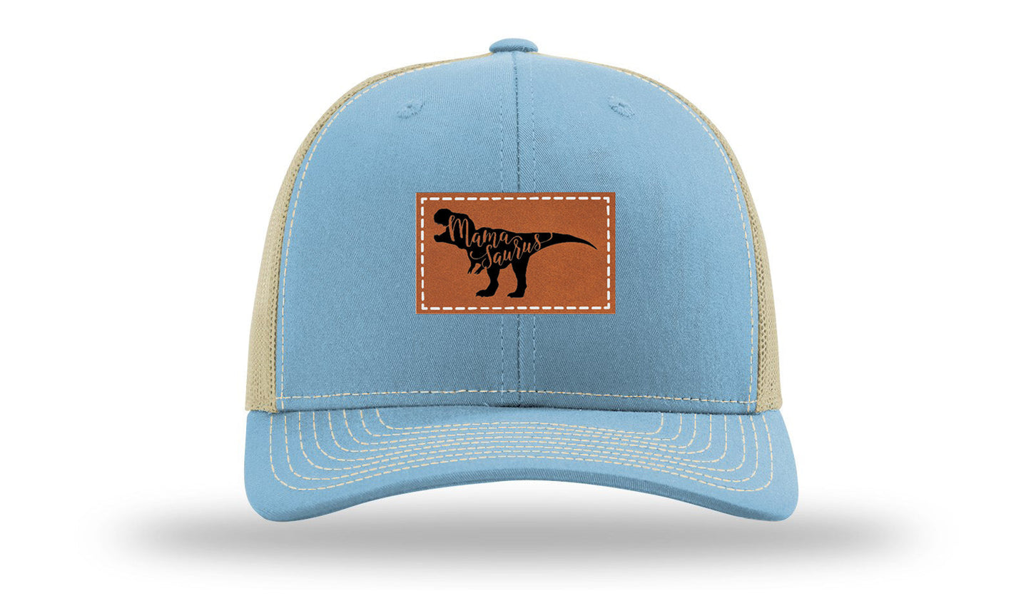 Mamasaurus Leather Patch Richardson 112 Hat