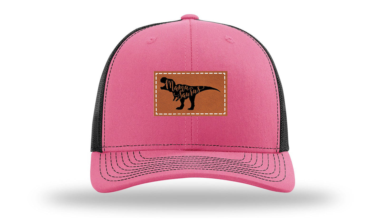 Mamasaurus Leather Patch Richardson 112 Hat