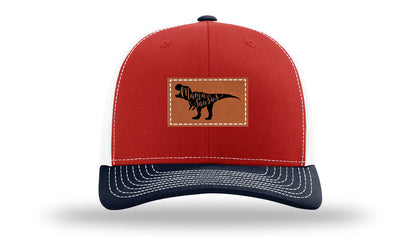 Mamasaurus Leather Patch Richardson 112 Hat