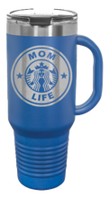 Load image into Gallery viewer, Mom Life 40oz Handle Mug Laser Engraved
