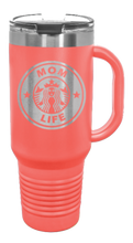 Load image into Gallery viewer, Mom Life 40oz Handle Mug Laser Engraved
