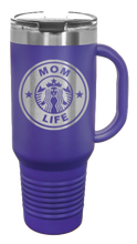 Load image into Gallery viewer, Mom Life 40oz Handle Mug Laser Engraved
