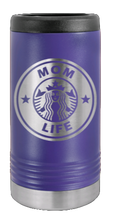 Load image into Gallery viewer, Mom Life Laser Engraved Slim Can Insulated Koosie
