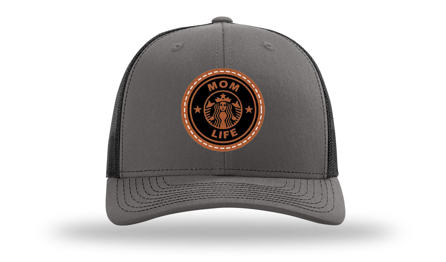 Mom Life Leather Patch Richardson 112 Hat