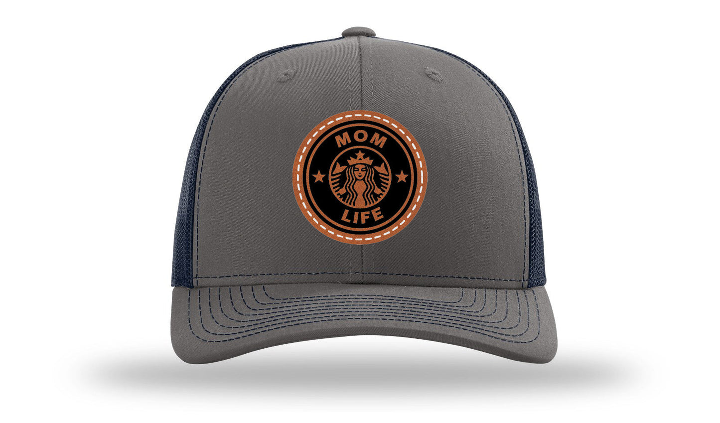 Mom Life Leather Patch Richardson 112 Hat