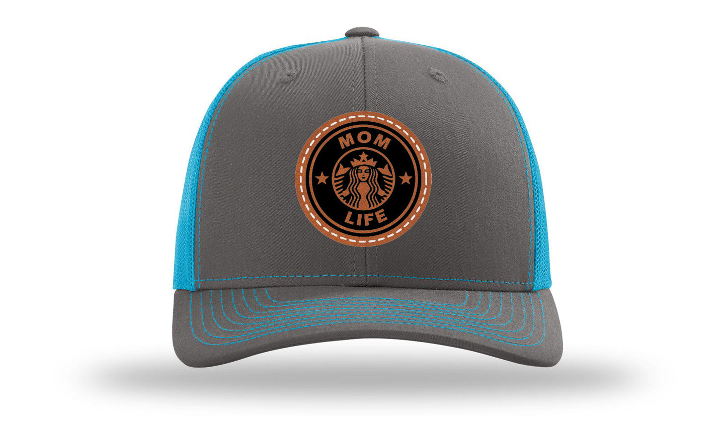 Mom Life Leather Patch Richardson 112 Hat