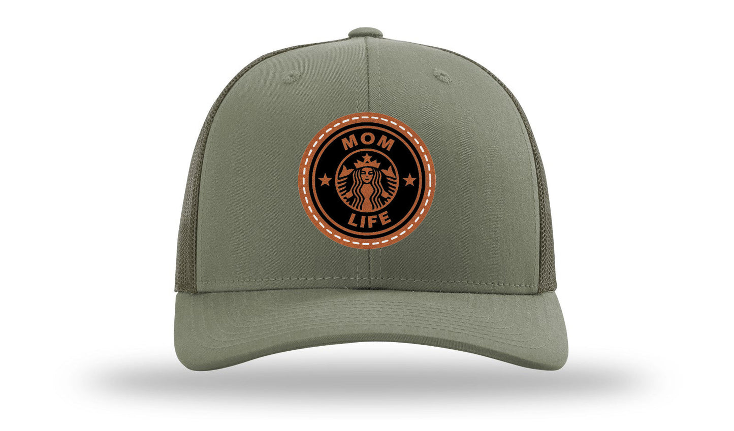 Mom Life Leather Patch Richardson 112 Hat