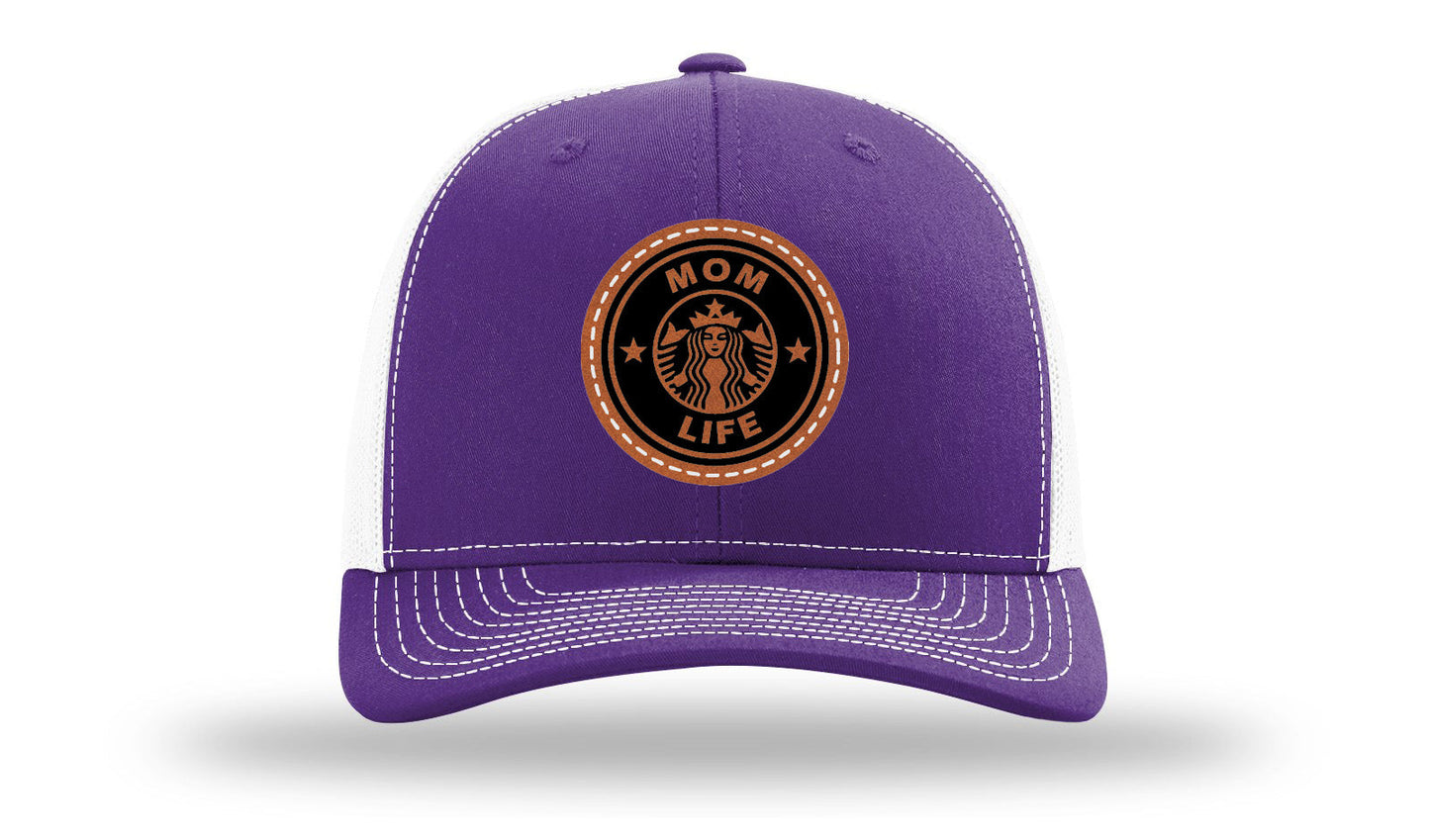 Mom Life Leather Patch Richardson 112 Hat