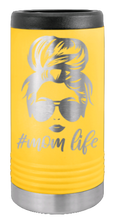 Load image into Gallery viewer, #Mom Life Laser Engraved Slim Can Insulated Koosie
