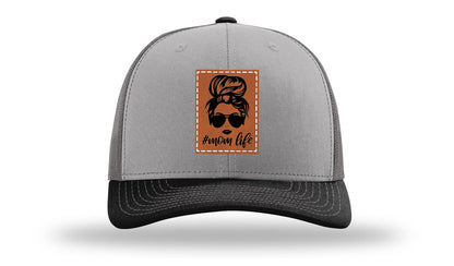 #Mom Life Leather Patch Richardson 112 Hat