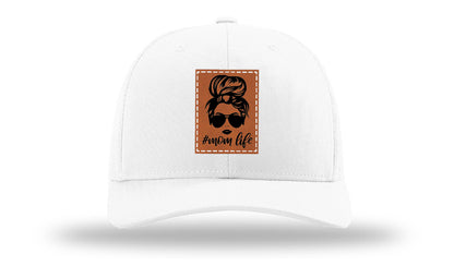 #Mom Life Leather Patch Richardson 112 Hat