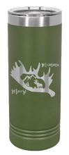 Load image into Gallery viewer, Mamma Moose Laser Engraved Skinny Tumbler (Etched)
