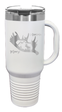 Load image into Gallery viewer, Mamma Moose 40oz Handle Mug Laser Engraved
