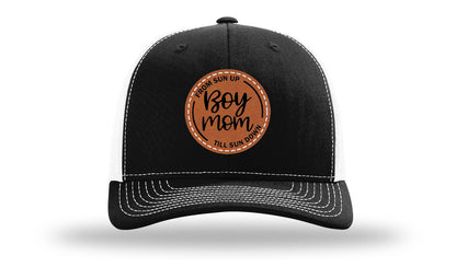 Boy Mom Leather Patch Richardson 112 Hat