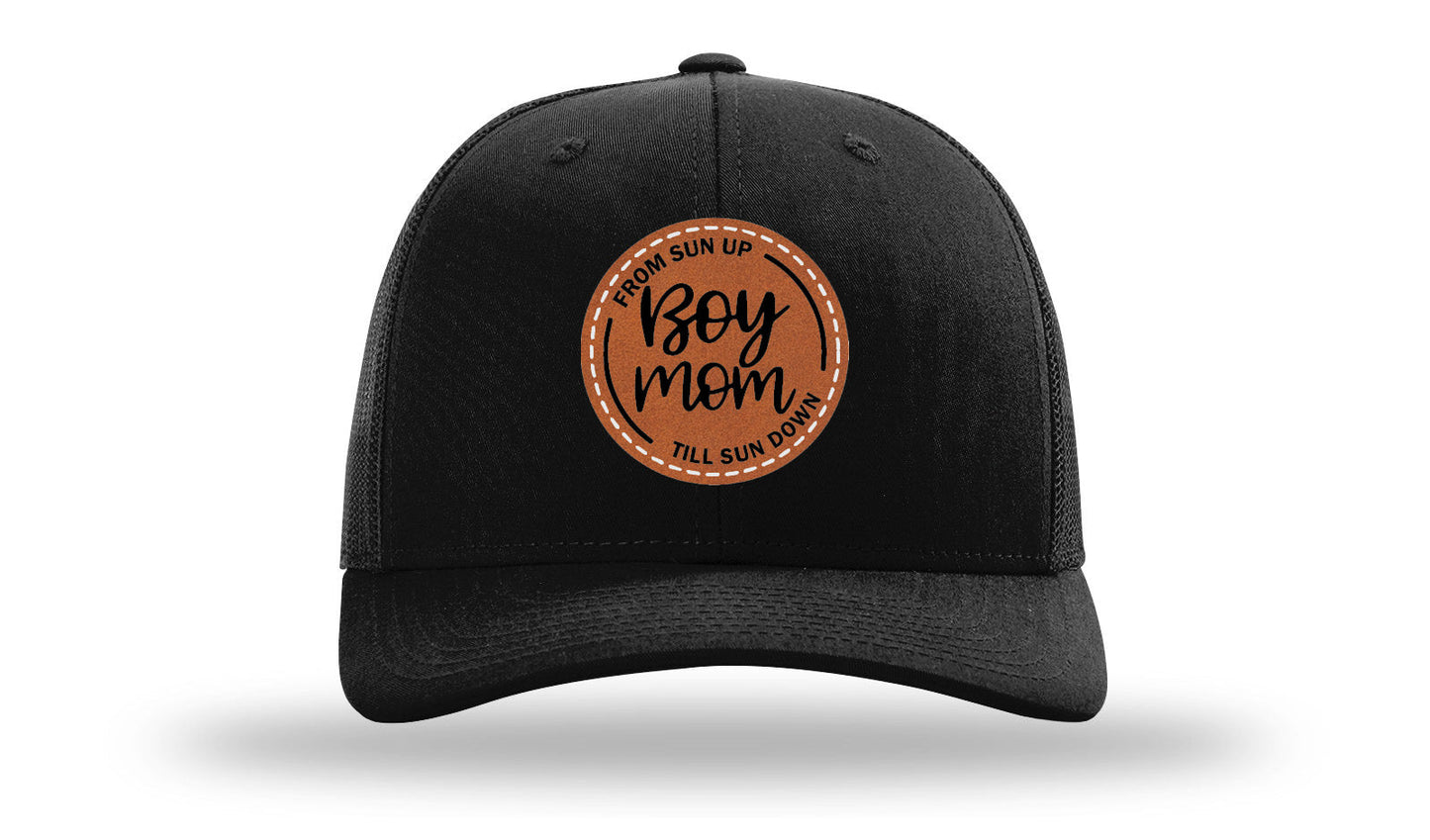 Boy Mom Leather Patch Richardson 112 Hat