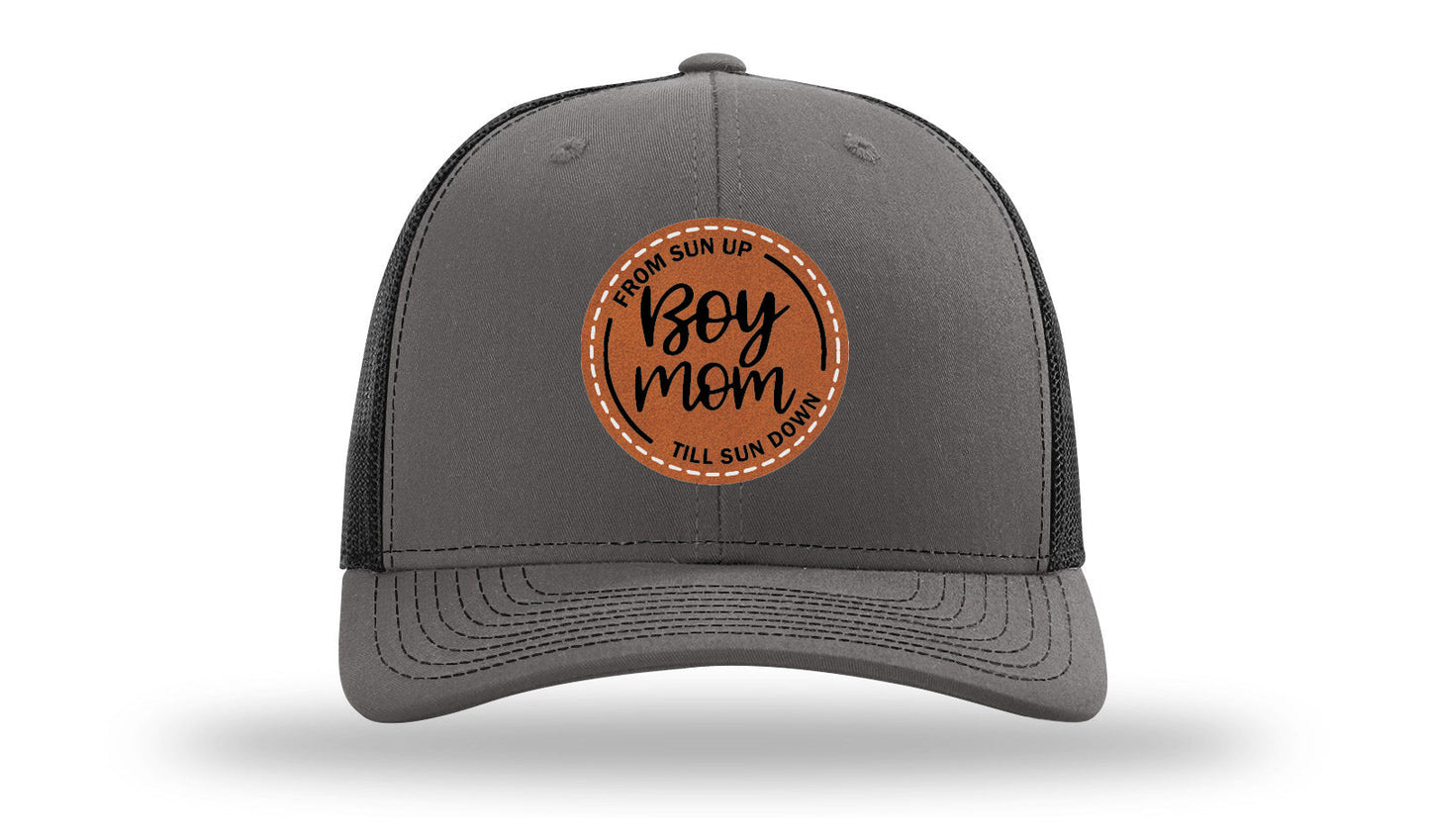 Boy Mom Leather Patch Richardson 112 Hat