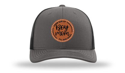 Boy Mom Leather Patch Richardson 112 Hat