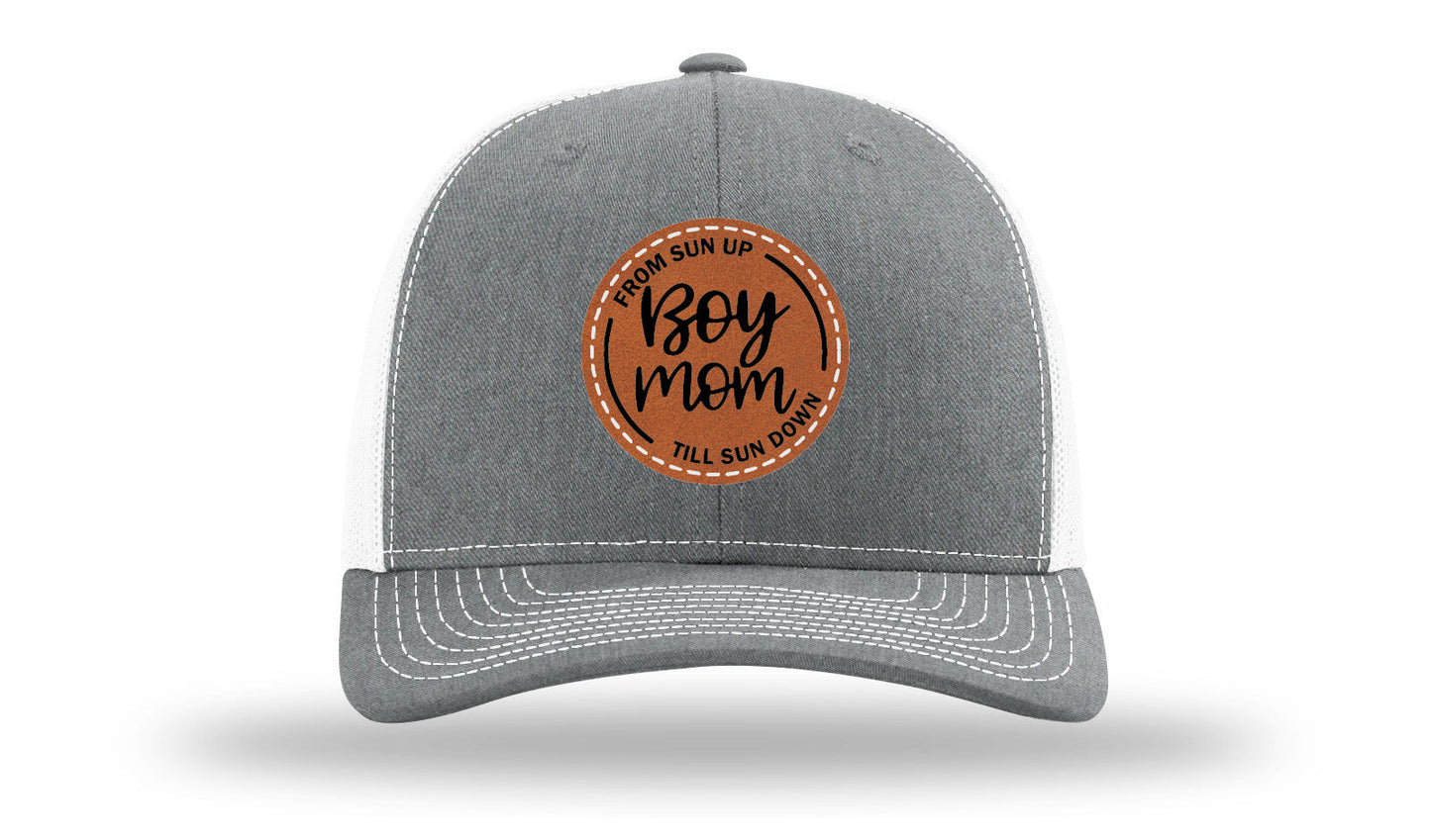Boy Mom Leather Patch Richardson 112 Hat