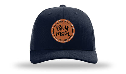 Boy Mom Leather Patch Richardson 112 Hat