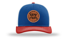 Load image into Gallery viewer, Boy Mom Leather Patch Richardson 112 Hat
