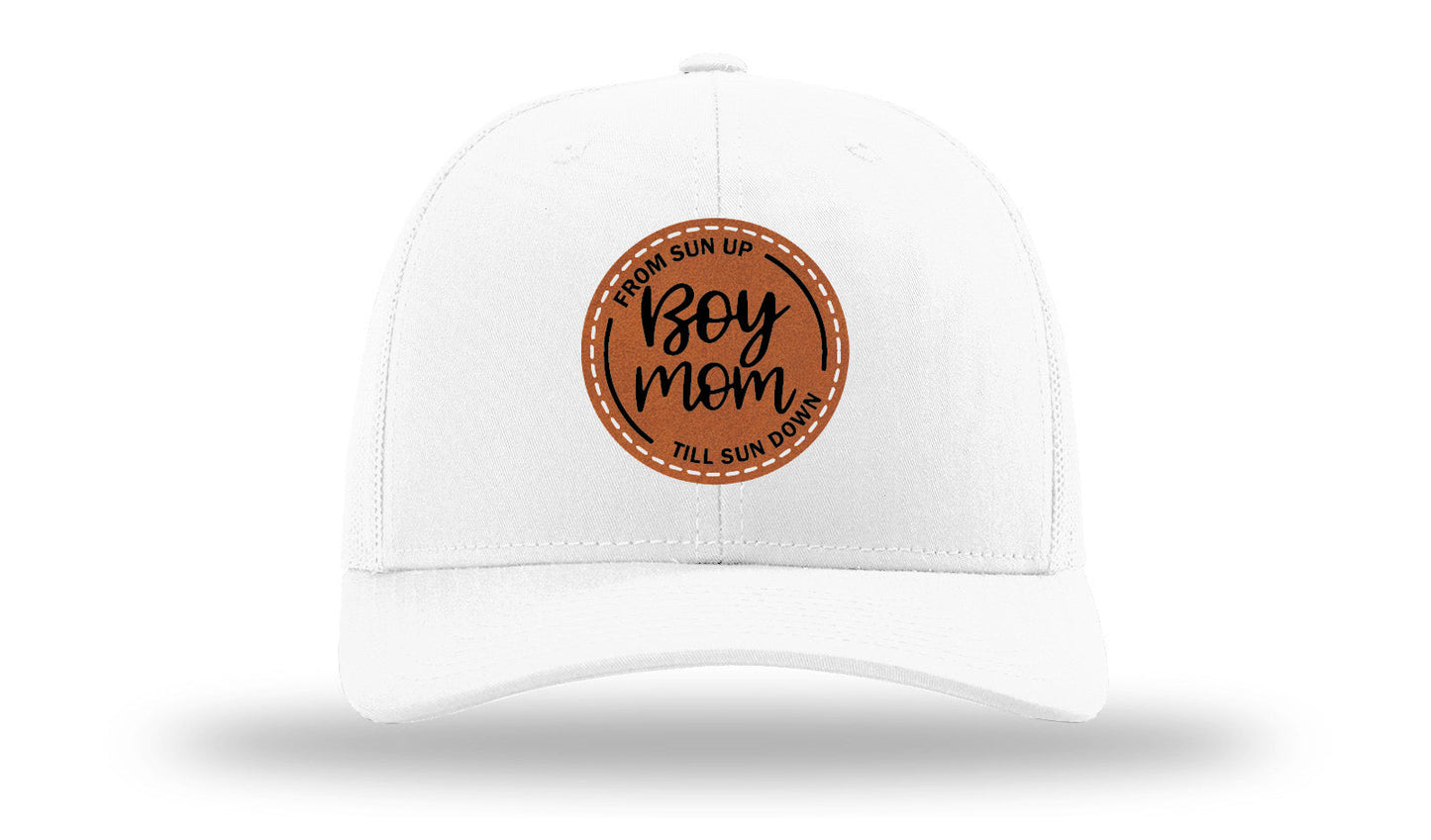 Boy Mom Leather Patch Richardson 112 Hat