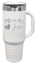 Load image into Gallery viewer, Mommy Juice 40oz Handle Mug Laser Engraved

