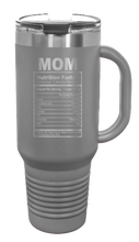 Load image into Gallery viewer, Mom Facts 40oz Handle Mug Laser Engraved
