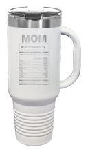 Load image into Gallery viewer, Mom Facts 40oz Handle Mug Laser Engraved
