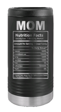 Load image into Gallery viewer, Mom Facts Laser Engraved Slim Can Insulated Koosie
