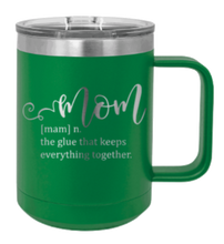 Load image into Gallery viewer, Mom Definition Laser Engraved Mug (Etched)
