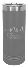 Load image into Gallery viewer, Mom Definition Laser Engraved Skinny Tumbler (Etched)
