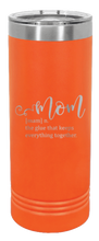 Load image into Gallery viewer, Mom Definition Laser Engraved Skinny Tumbler (Etched)
