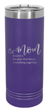 Load image into Gallery viewer, Mom Definition Laser Engraved Skinny Tumbler (Etched)
