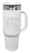 Load image into Gallery viewer, Mom Definition 40oz Handle Mug Laser Engraved
