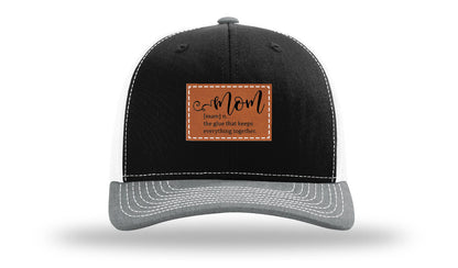 Mom Defined Leather Patch Richardson 112 Hat