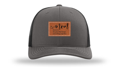 Mom Defined Leather Patch Richardson 112 Hat