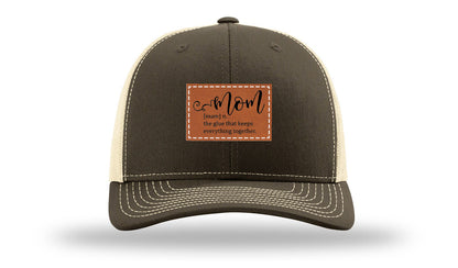 Mom Defined Leather Patch Richardson 112 Hat