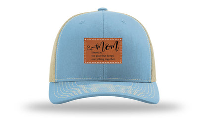 Mom Defined Leather Patch Richardson 112 Hat