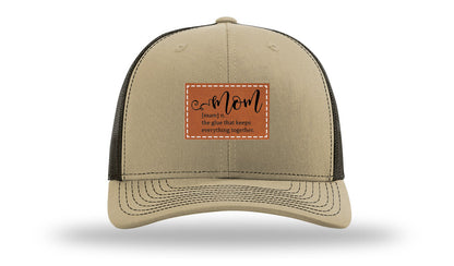 Mom Defined Leather Patch Richardson 112 Hat