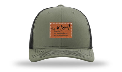 Mom Defined Leather Patch Richardson 112 Hat