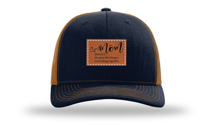 Mom Defined Leather Patch Richardson 112 Hat