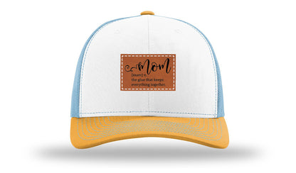 Mom Defined Leather Patch Richardson 112 Hat