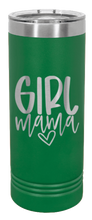 Load image into Gallery viewer, Girl Mama Laser Engraved Skinny Tumbler (Etched)
