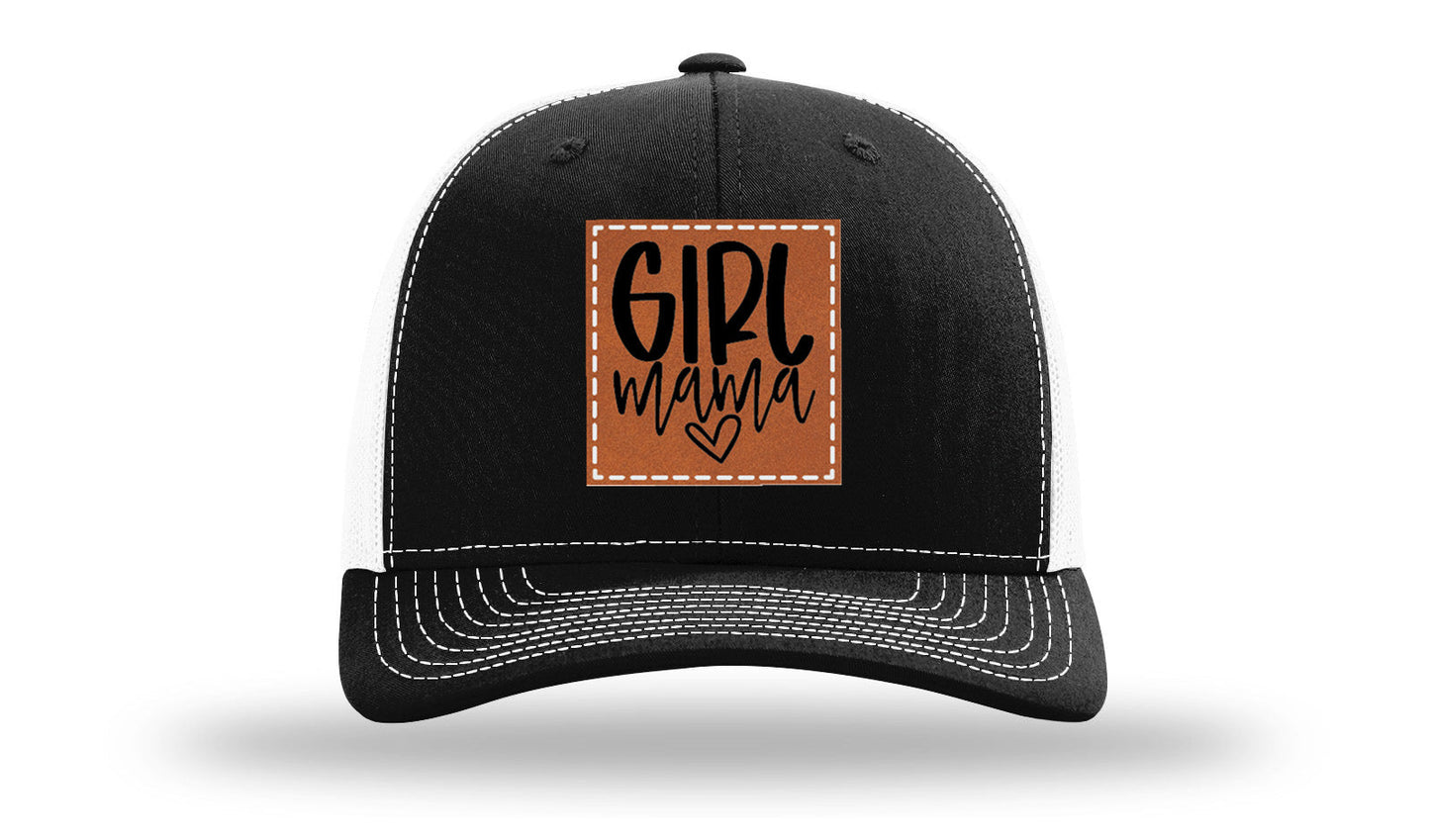 Girl Mama Leather Patch Richardson 112 Hat