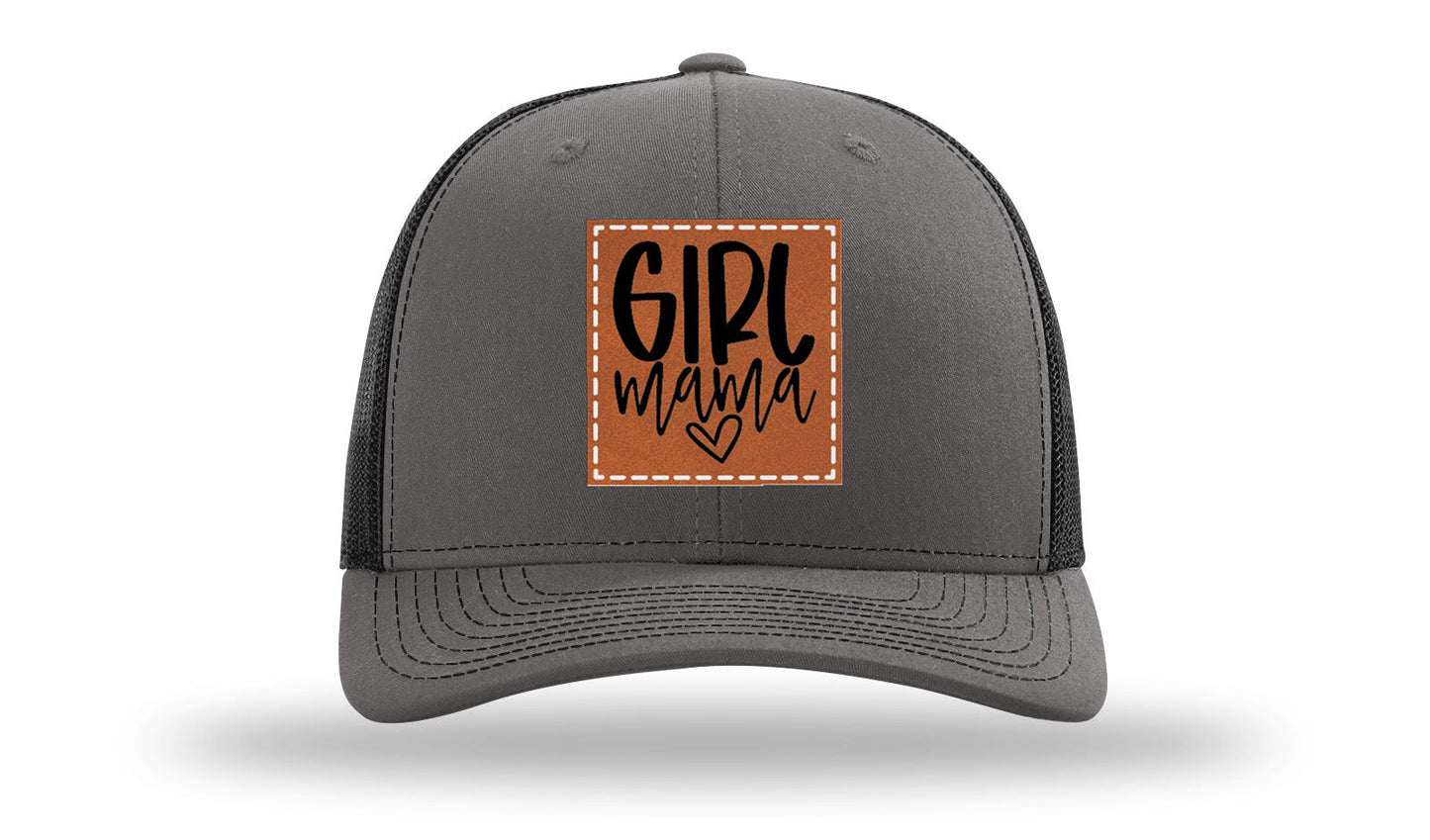 Girl Mama Leather Patch Richardson 112 Hat