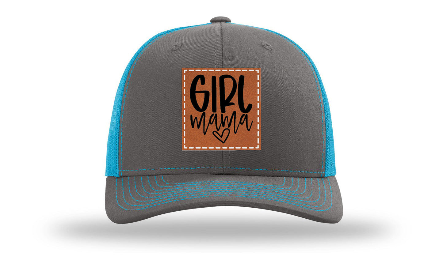 Girl Mama Leather Patch Richardson 112 Hat